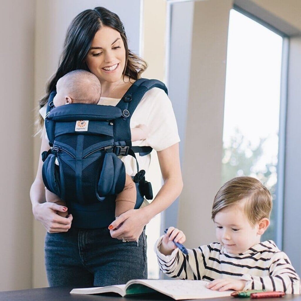 BreathBabyBag™ - Bleu Marine - monde pour bébé
